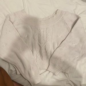 100% Cotton Cropped Sweater
